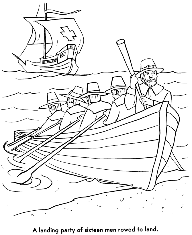 early settlers coloring pages - photo #16