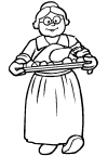 Thanksgiving Pilgrim Coloring Sheets
