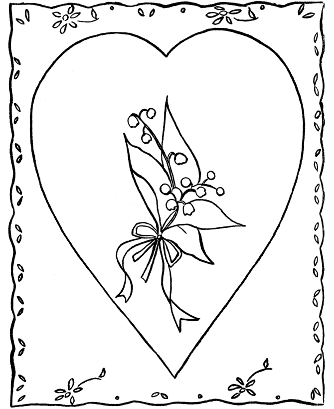 Valentine's Day Coloring page