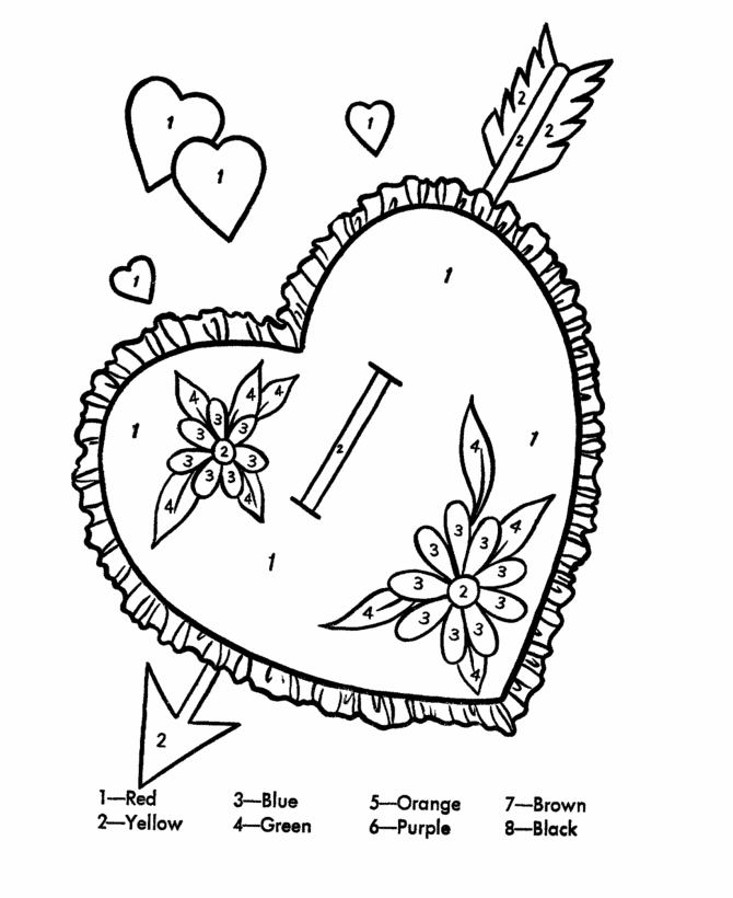 Valentine's Day Coloring page