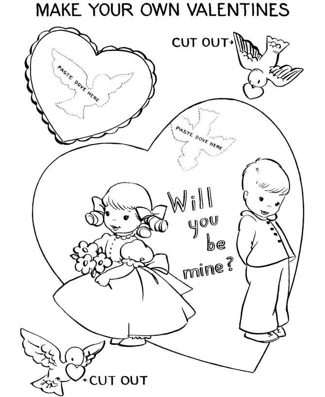 Valentine's Day Coloring page