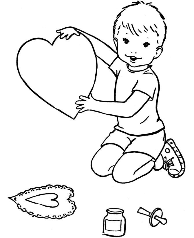 valentine coloring pages for pre k - photo #17