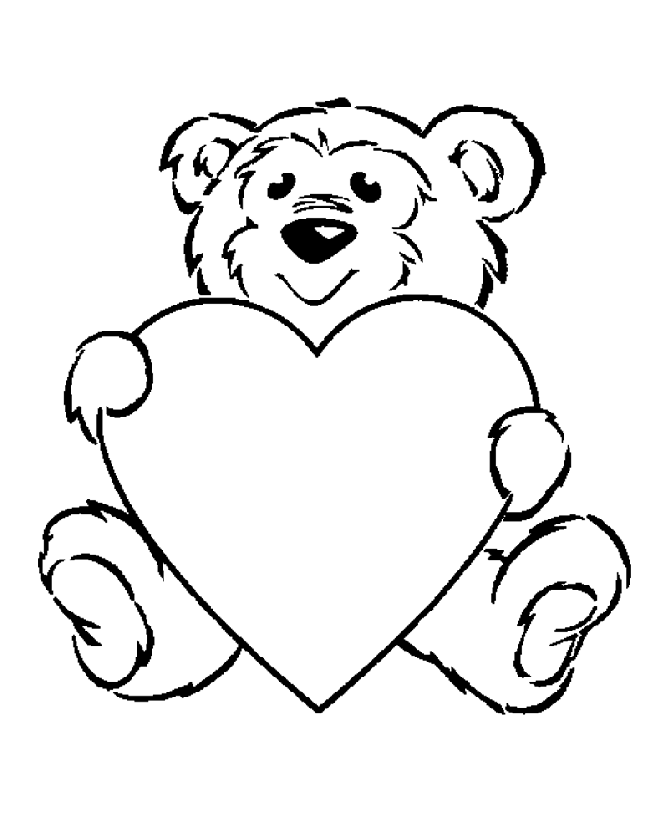 Valentine's Day Hearts Coloring page