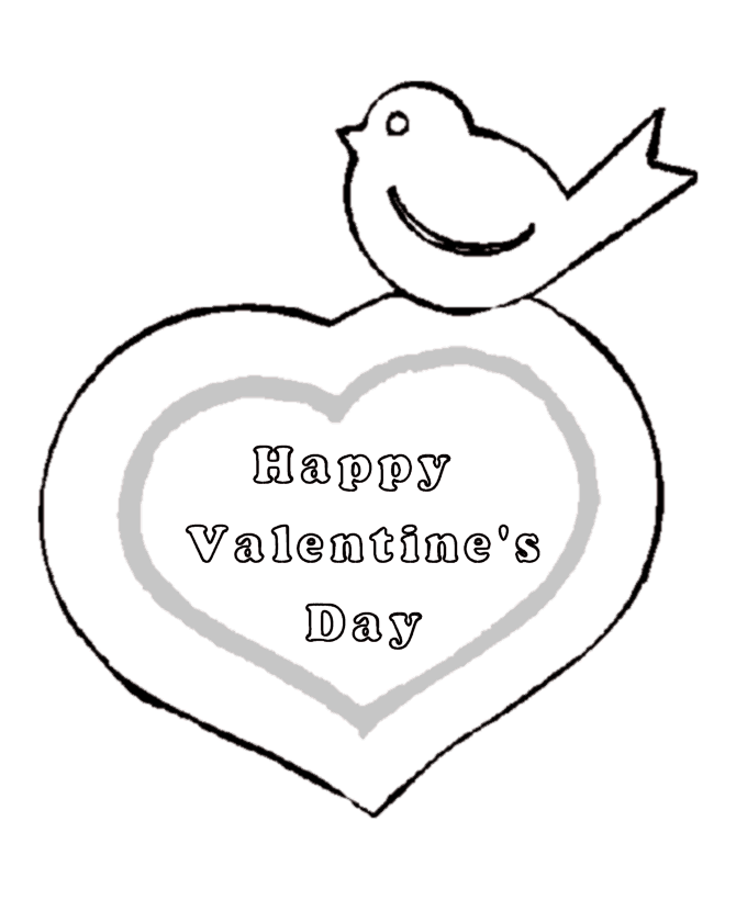 Valentine's Day Hearts Coloring page