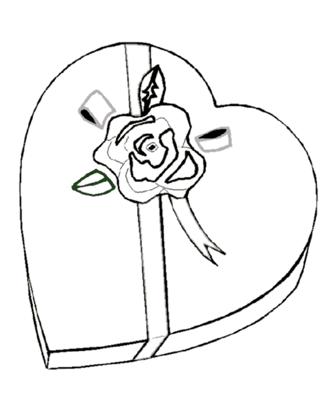 Valentine's Day Hearts Coloring page