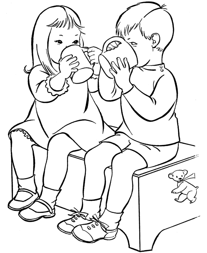  Kids Valentine's Day Coloring page