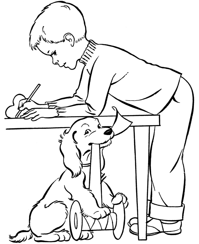  Kids Valentine's Day Coloring page