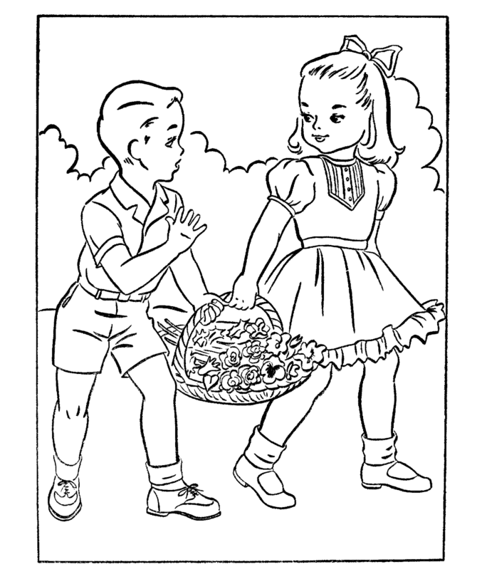 valentine coloring pages for kids to parents - photo #33