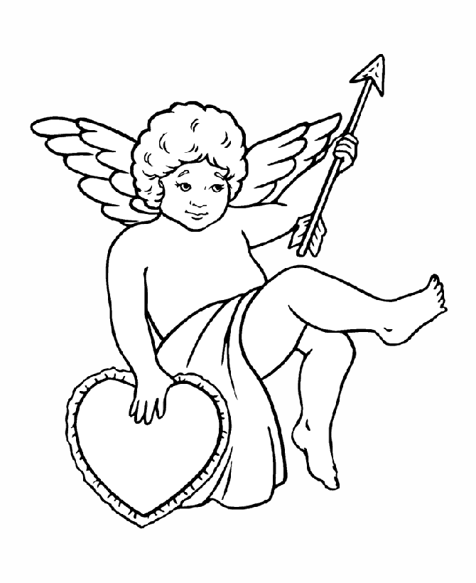 Valentine Coloring Pages For Boys. Kids Valentine#39;s Day Coloring