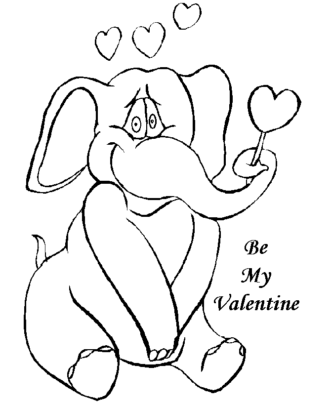 valentine coloring pages for child - photo #17