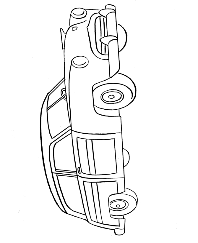 1950 Ford Woody Wagon coloring pages