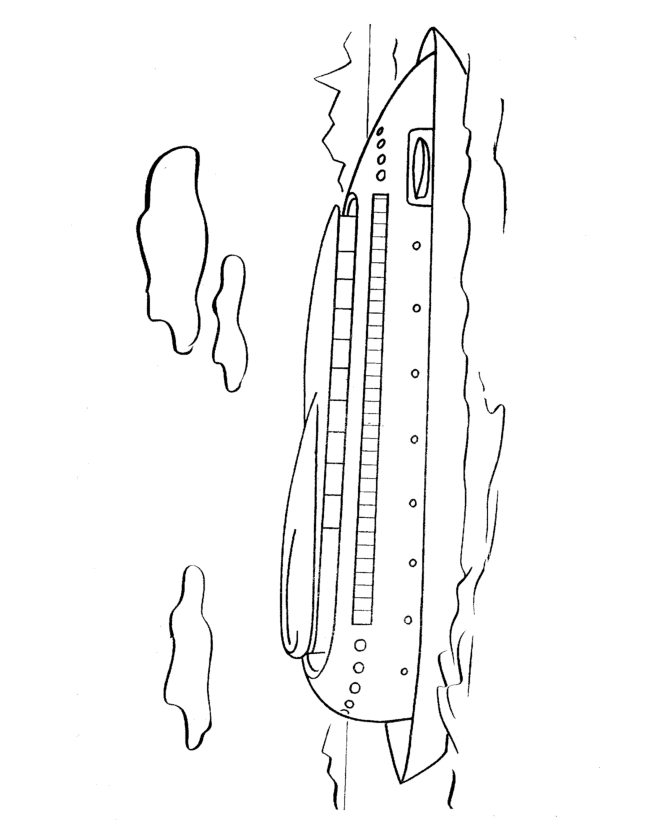 Ships and boats coloring pages