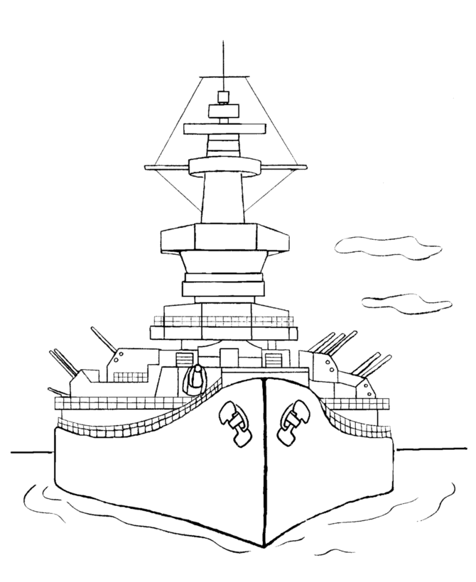 Ships and boats coloring pages