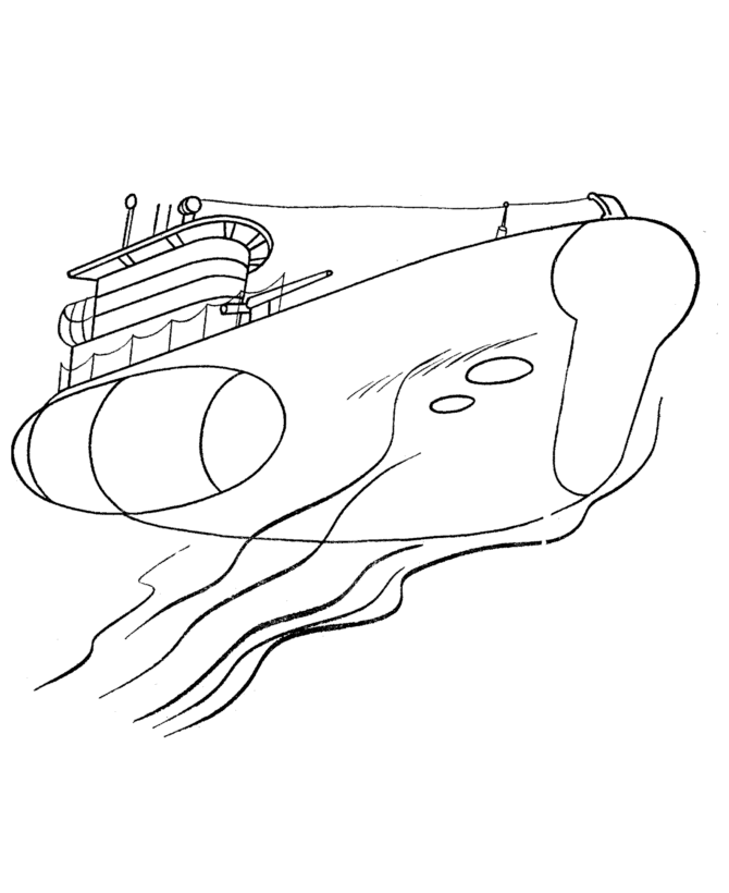 Ships and boats coloring pages