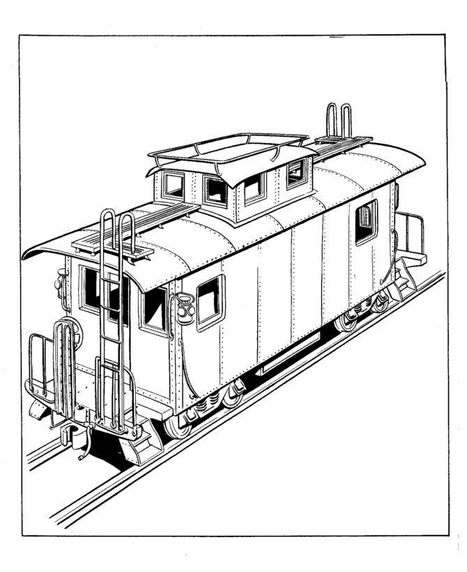 diesel train coloring pages