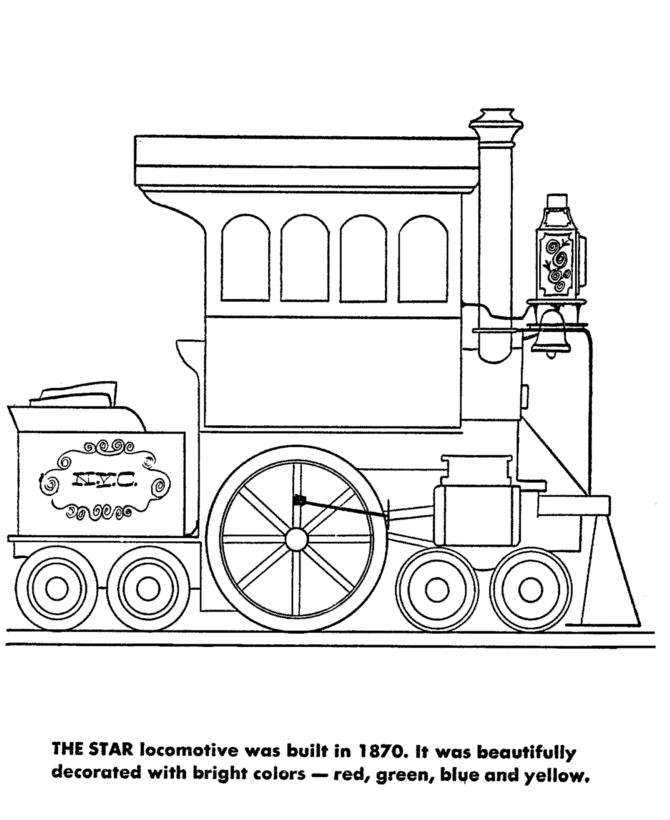 diesel train coloring pages