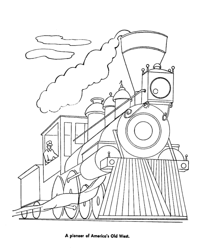 diesel train coloring pages