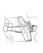 Aircraft coloring page sheets