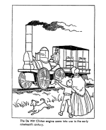 Railroad History coloring pages