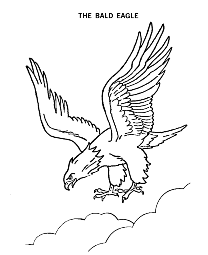 American Eagle - Veterans Day Coloring page