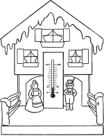 Winter coloring pages