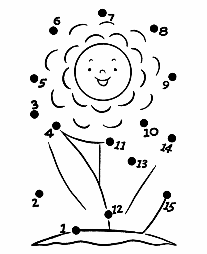 Dot to Dot coloring page 