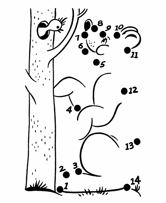 Dot to Dot coloring page 