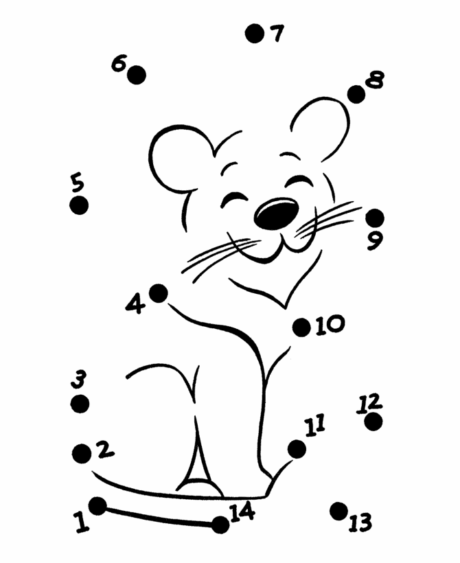 Dot to Dot coloring page 