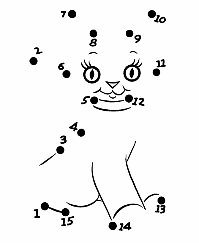 Dot to Dot coloring page 