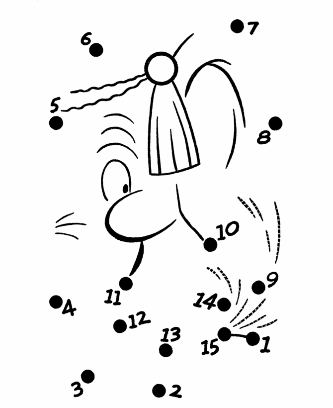 Dot to Dot coloring page 