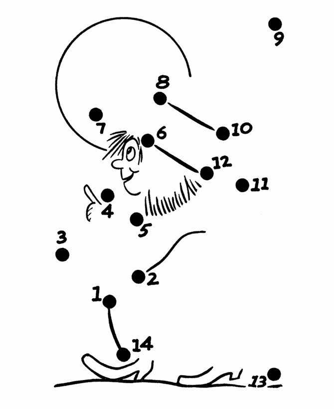 Dot to Dot coloring page 