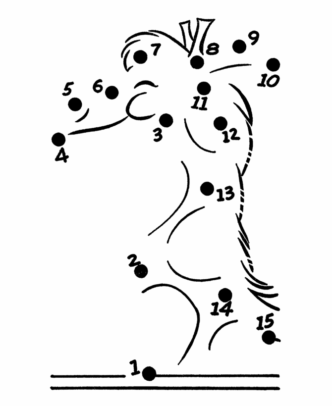 Dot to Dot coloring page 