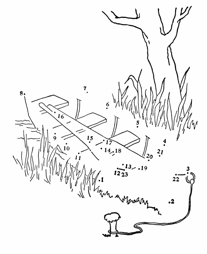 Dot to Dot coloring page 