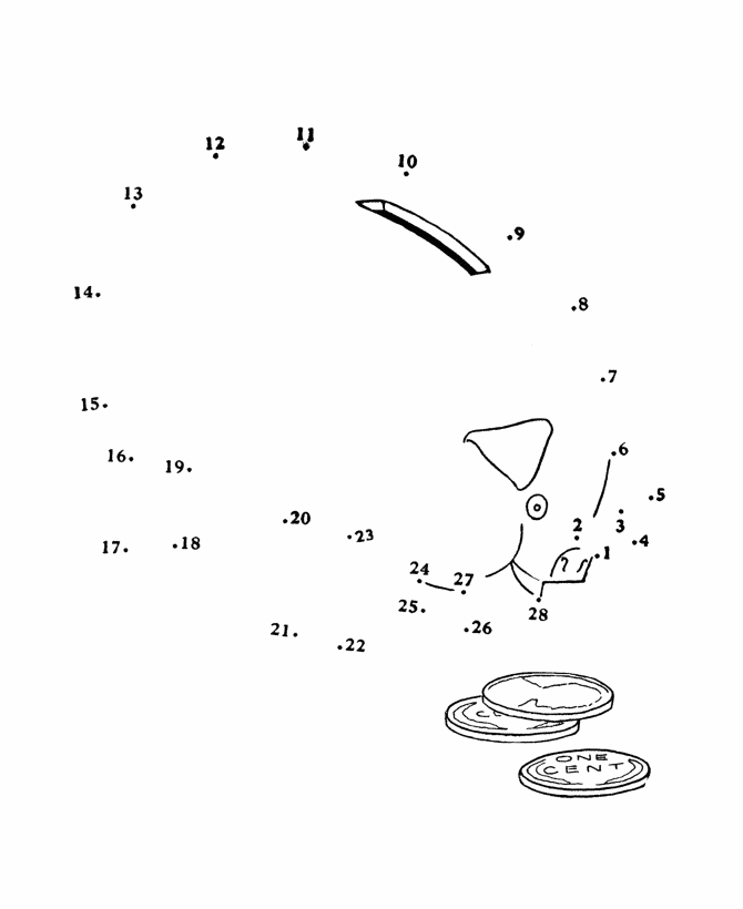 Dot to Dot coloring page 