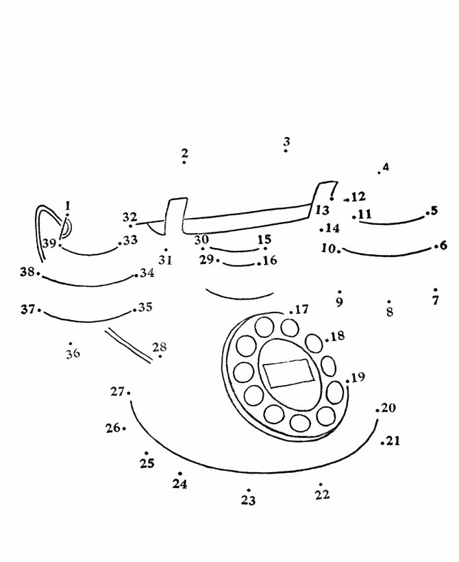 Dot to Dot coloring page 