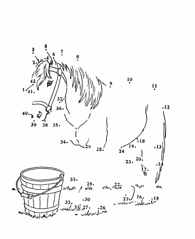 Dot to Dot coloring page 