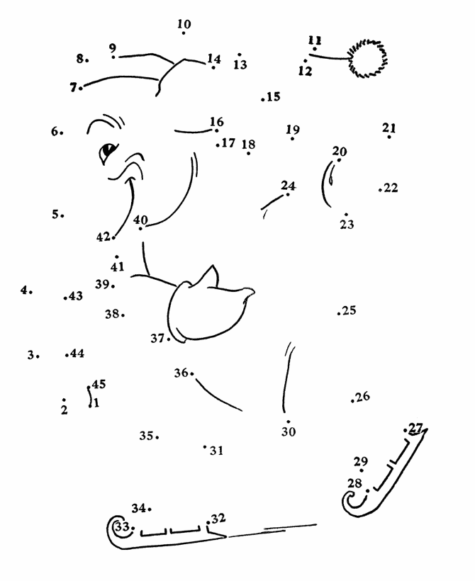 Dot to Dot coloring page 