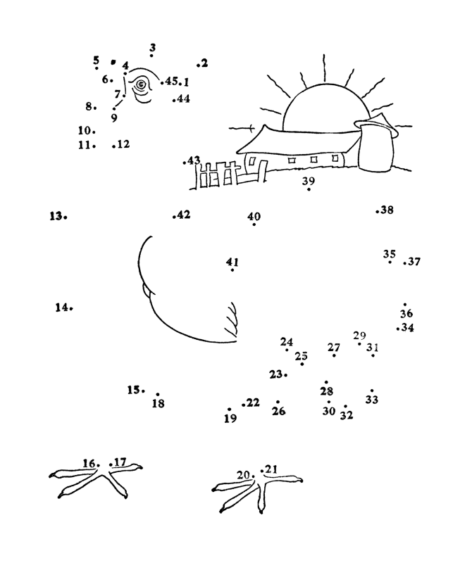 Dot to Dot coloring page 