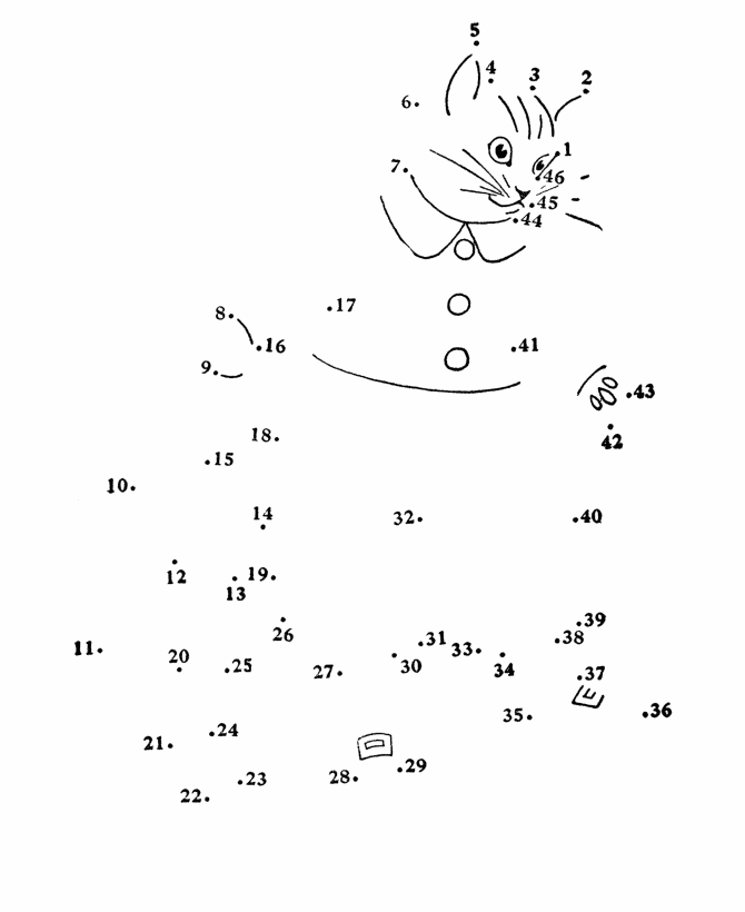 Dot to Dot coloring page 