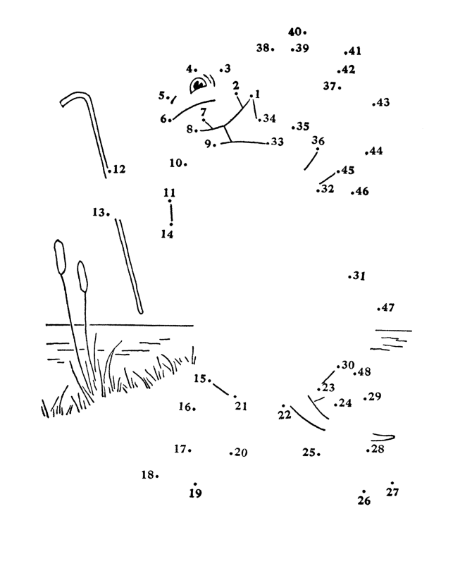 Dot to Dot coloring page 