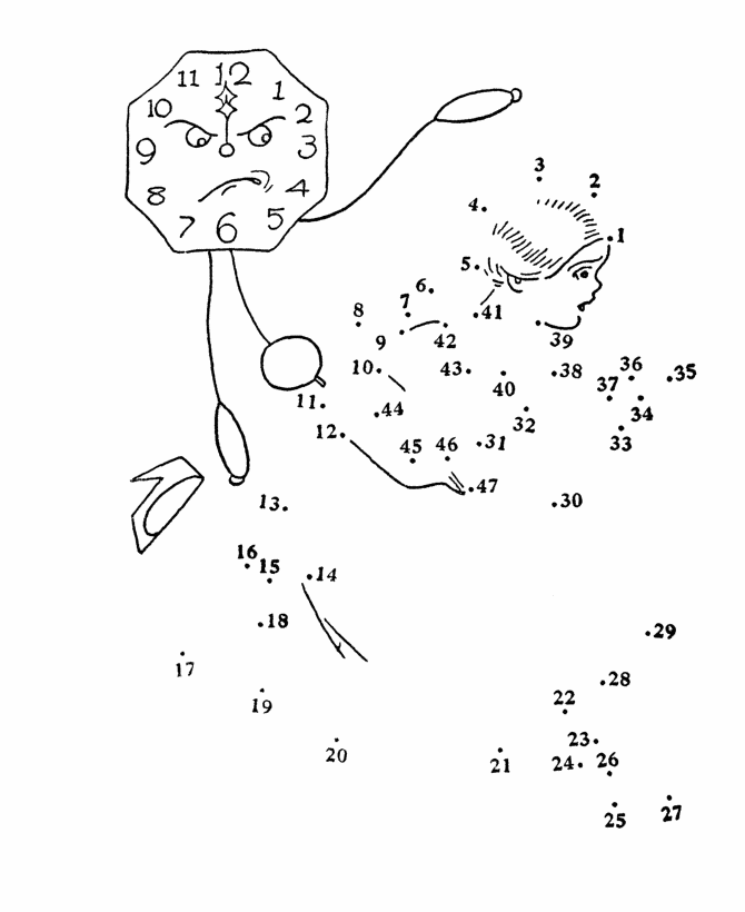 Dot to Dot coloring page 