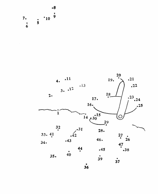 Dot to Dot coloring page 