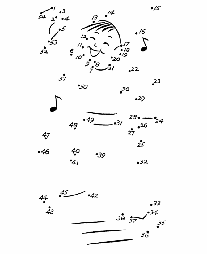 Dot to Dot coloring page 