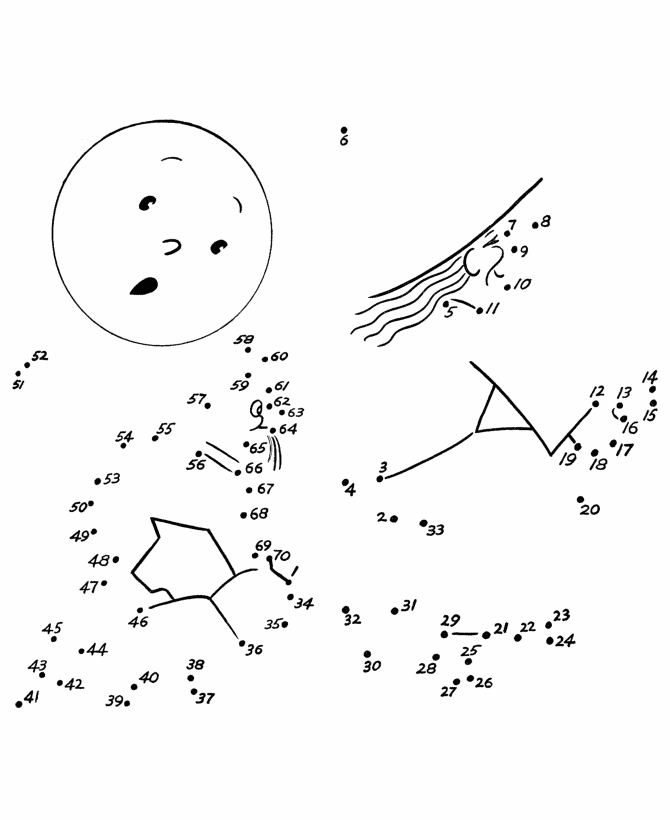 Dot to Dot coloring page 