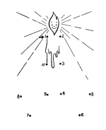 Dot to Dots Pages - Candle and holder