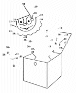 Dot to Dot Page - Jack-in-the-Box 