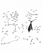 Dot to Dot Page - Pig and Squirrel 