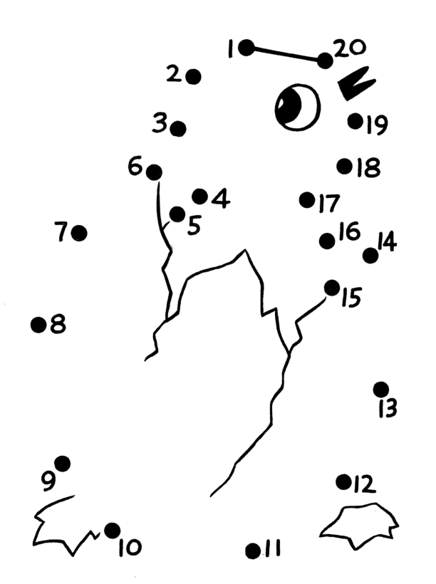 Easy Follow the Dot Activity sheet