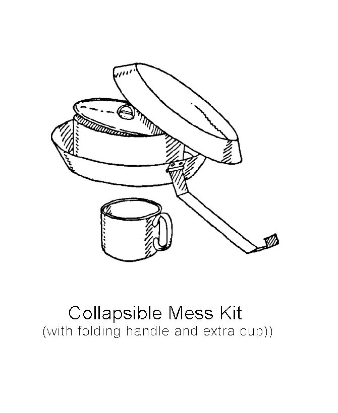 Camping mess kit