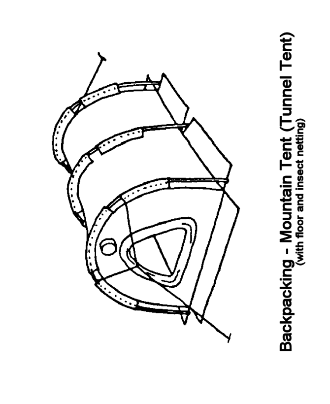 Backpacking Mountain Tent - Tunnel